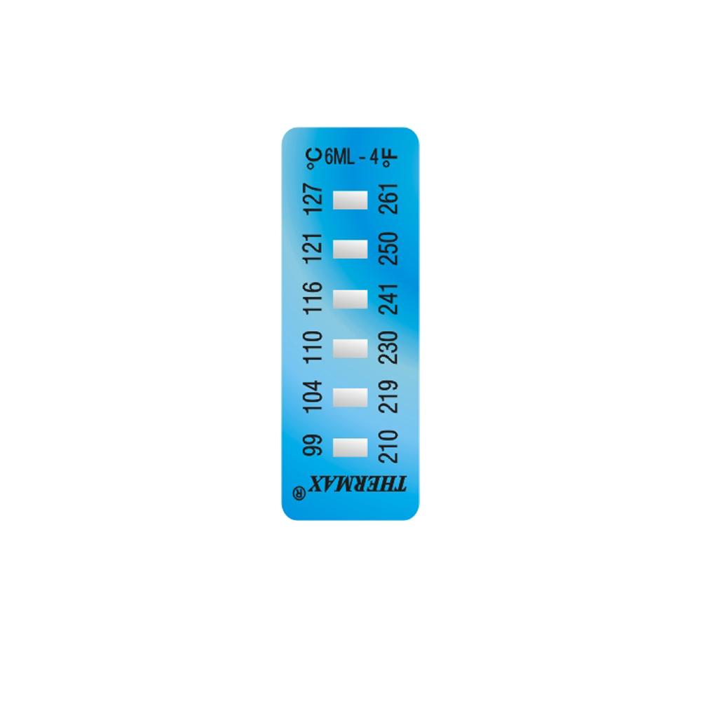 SpotSee | THERMAX 6 LEVEL MINI IRREVERSIBLE STRIP RANGE 4: 210-261F (10 ...